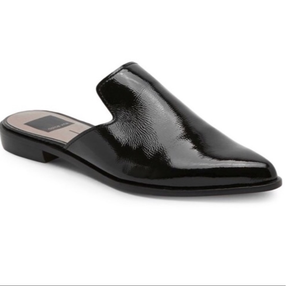 Dolce Vita patent leather mules